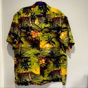 Royal Creations Hawaii Button Down Short Sleeve 3XL